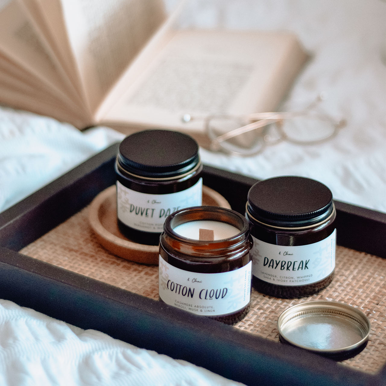 Lazy Mornings Soy Candle Trio