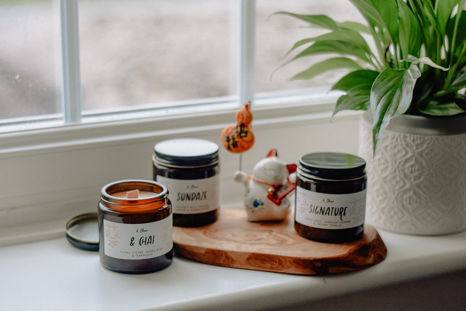 & Chai Collection Soy Candle Trio