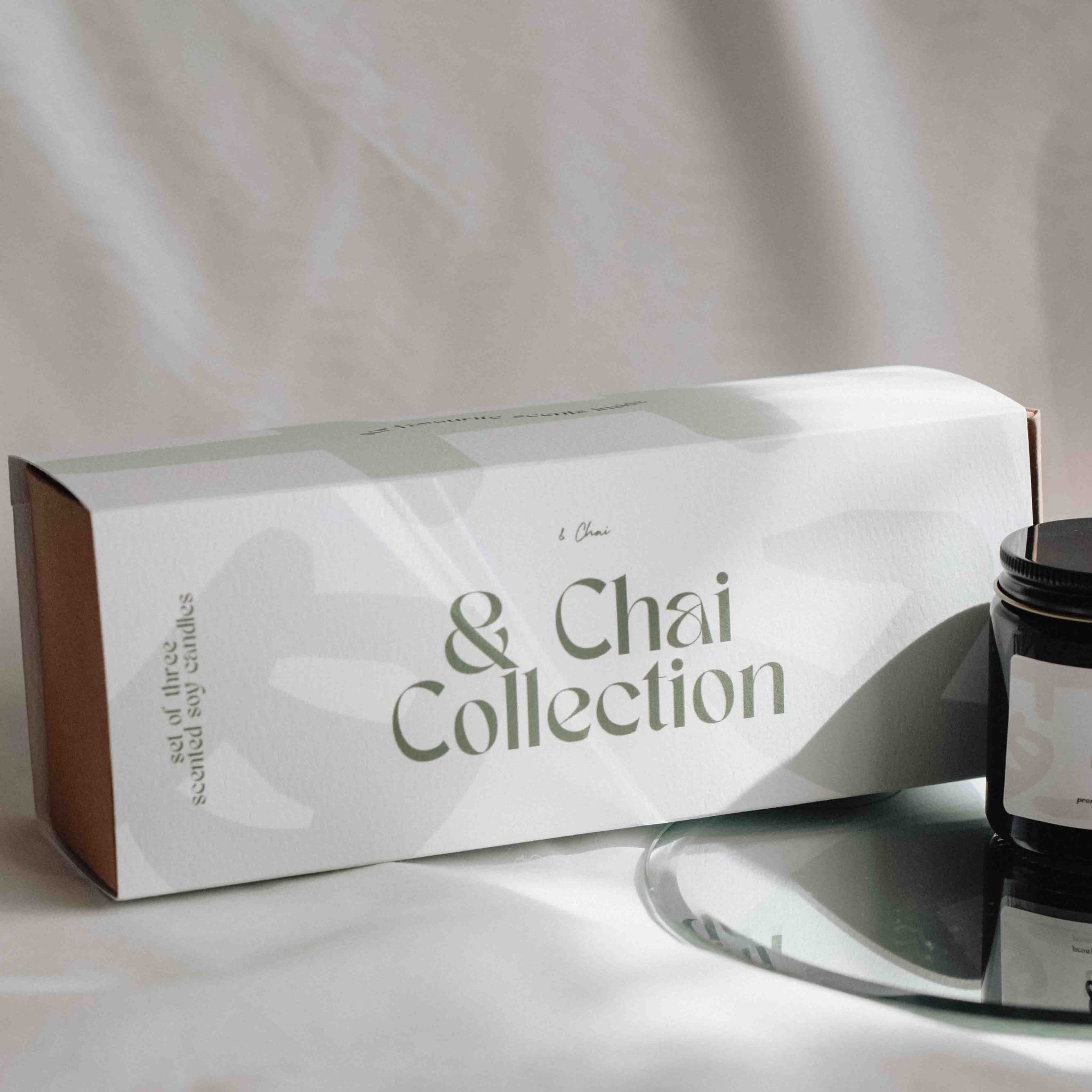 & Chai Collection Soy Candle Trio