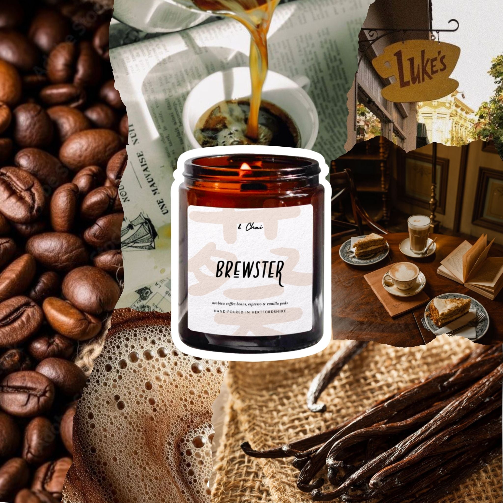 Brewster Soy Candle | Espresso Coffee Scent