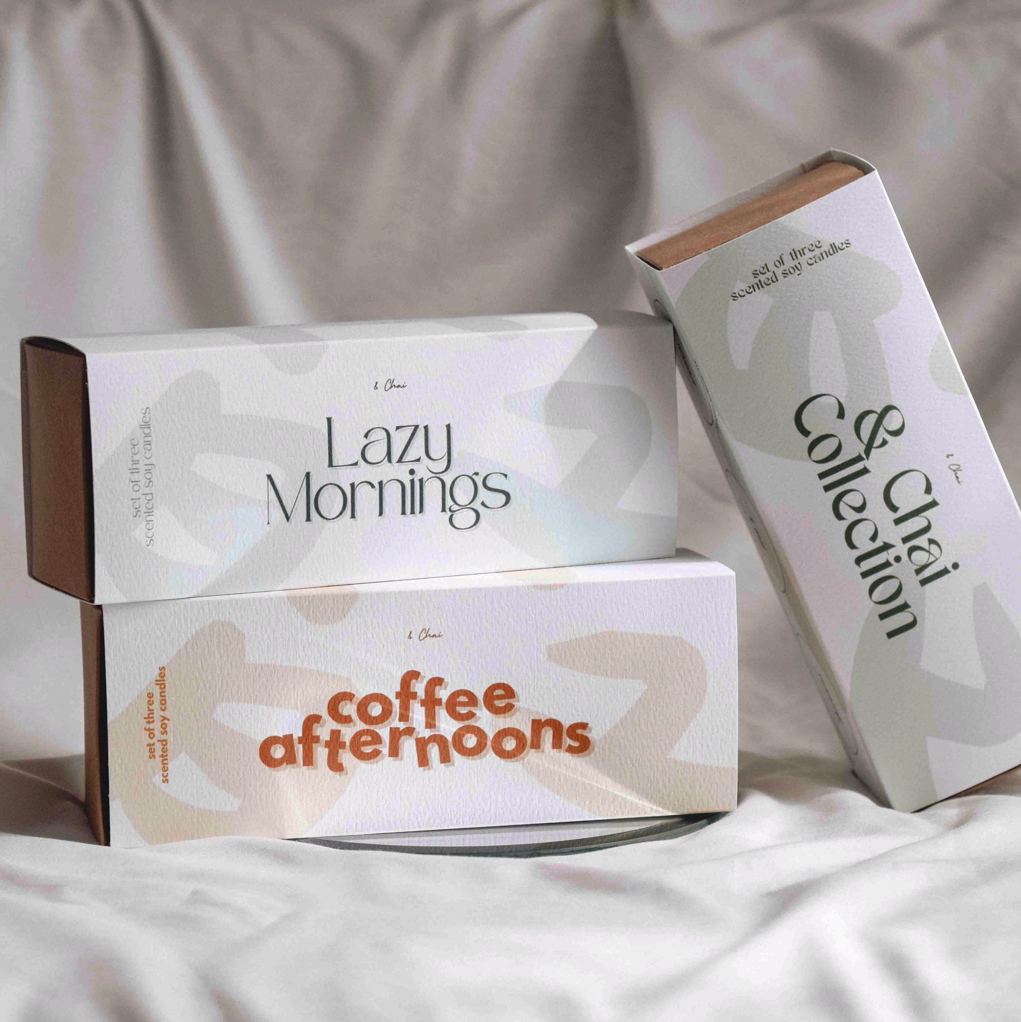 Lazy Mornings Soy Candle Trio