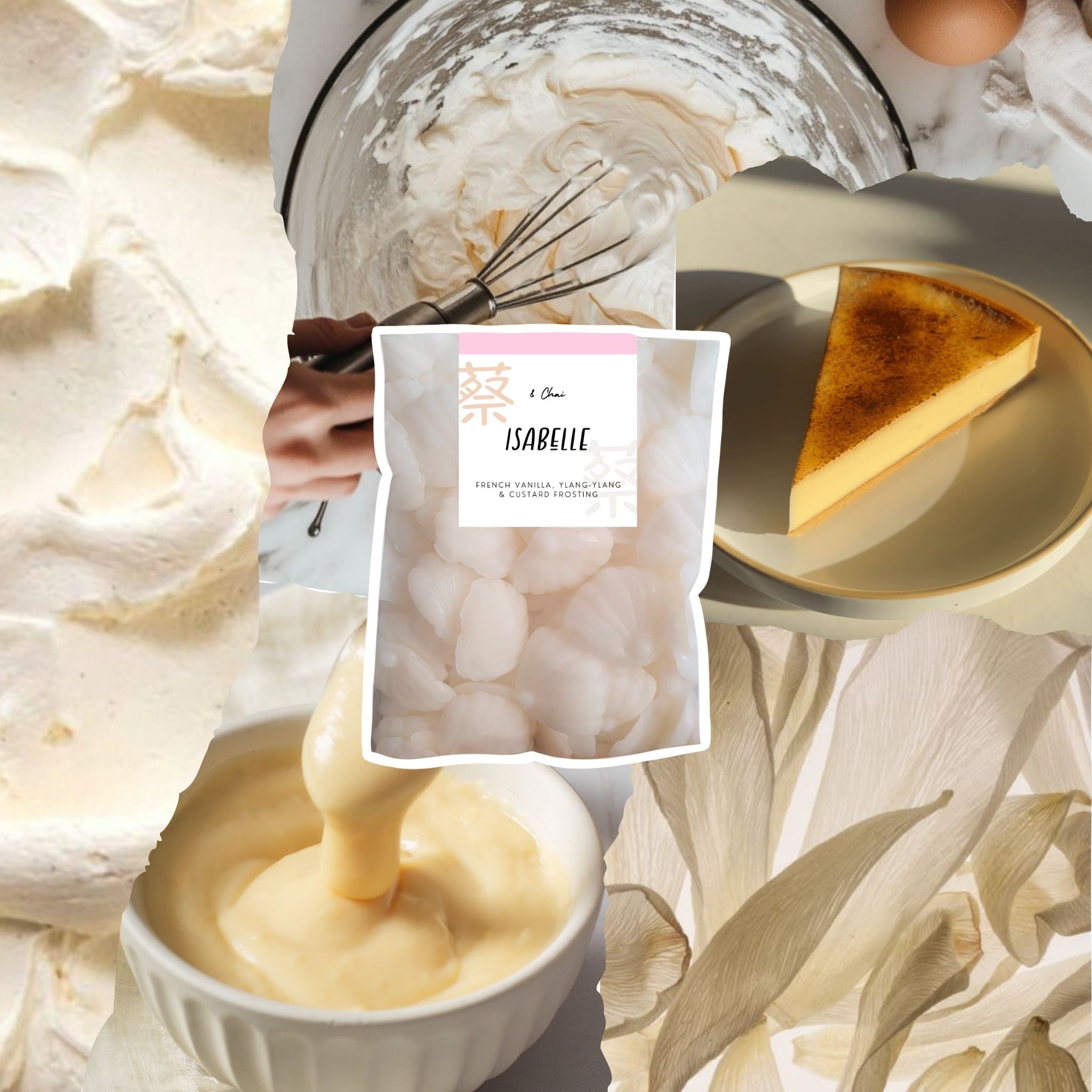 Isabelle Soy Melts | Sweet Vanilla Custard Scent