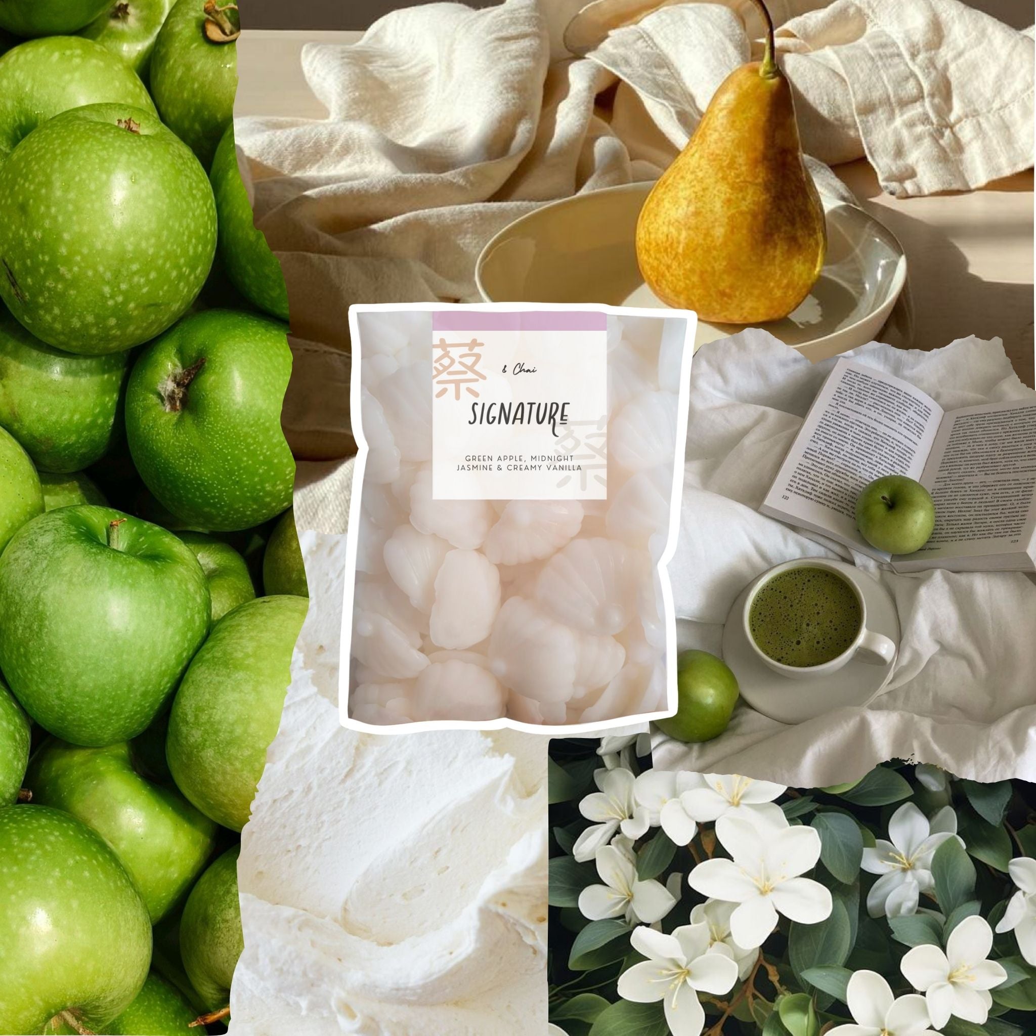 Signature Soy Melts | Creamy Apple & Vanilla Scent