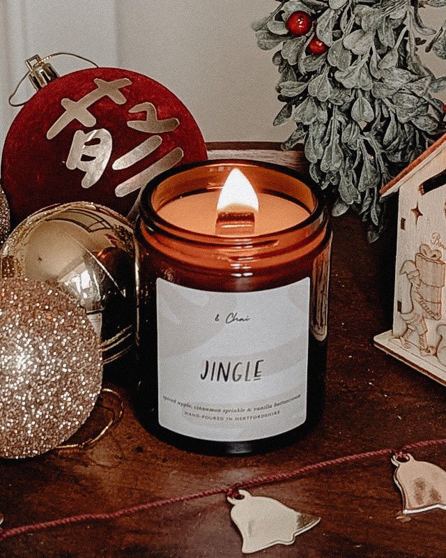 Jingle Soy Candle | Spiced Apple & Cinnamon Scent