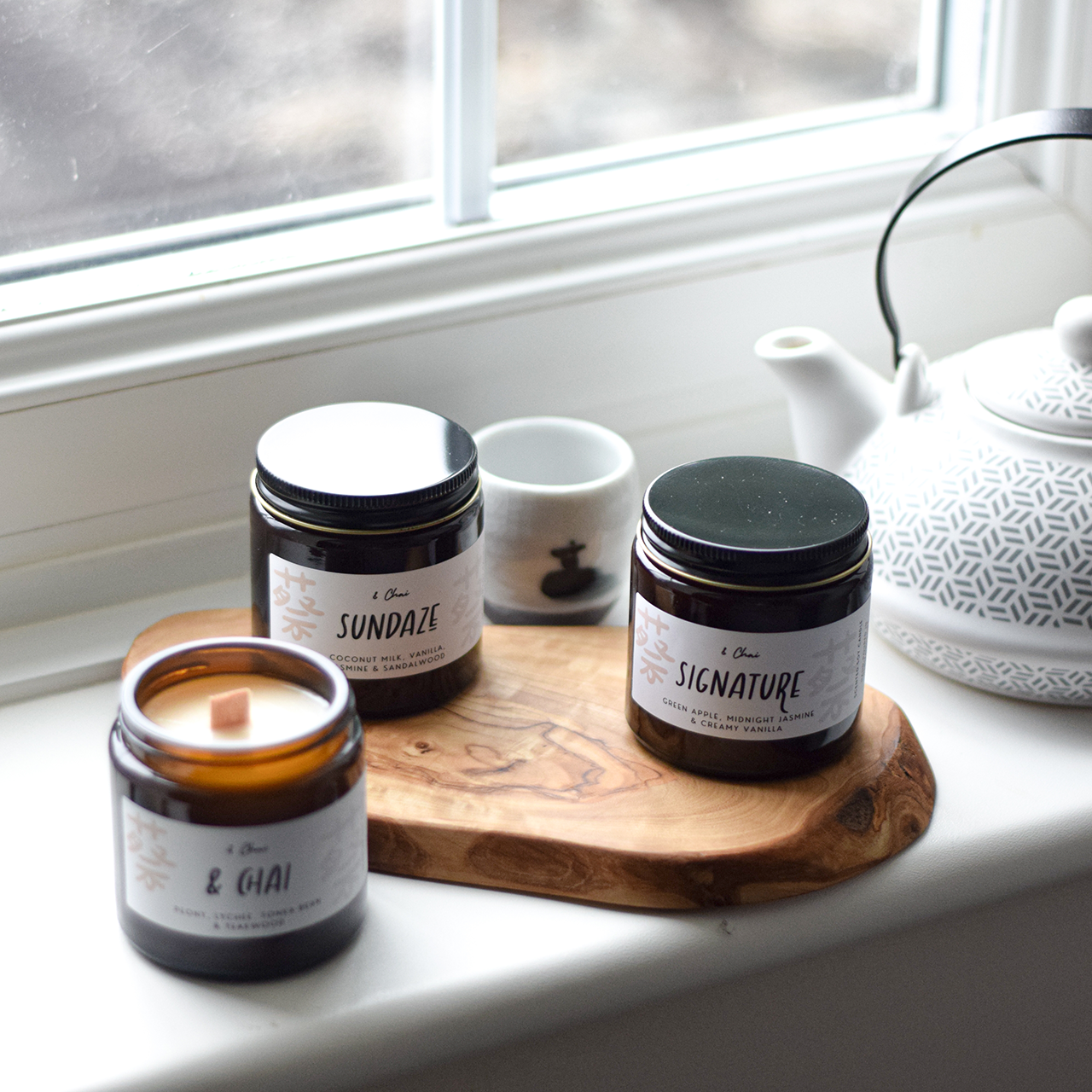 & Chai Collection Soy Candle Trio